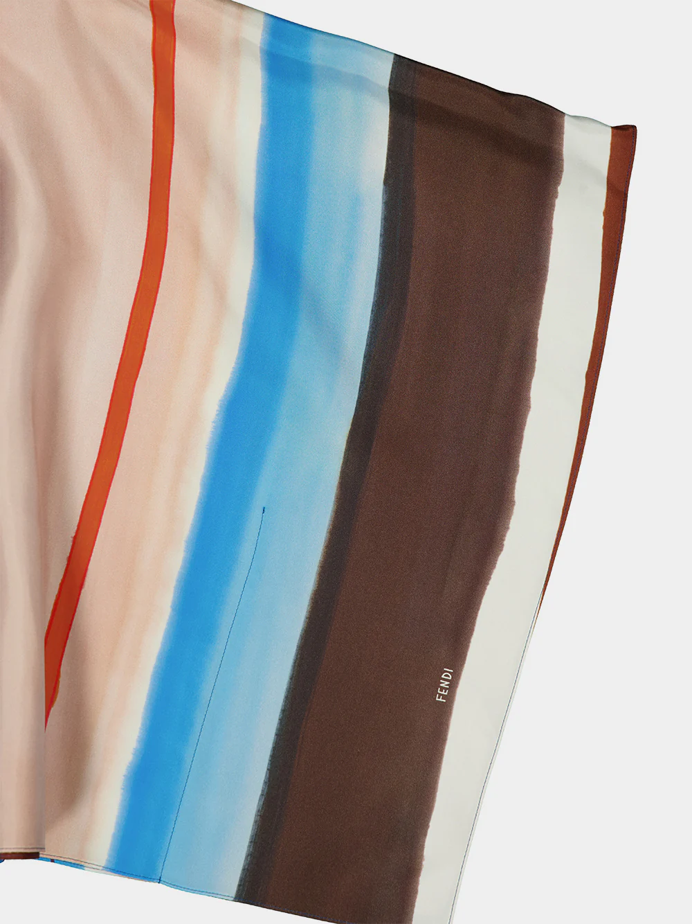 Multicolour Striped Silk Shirt - Image 5