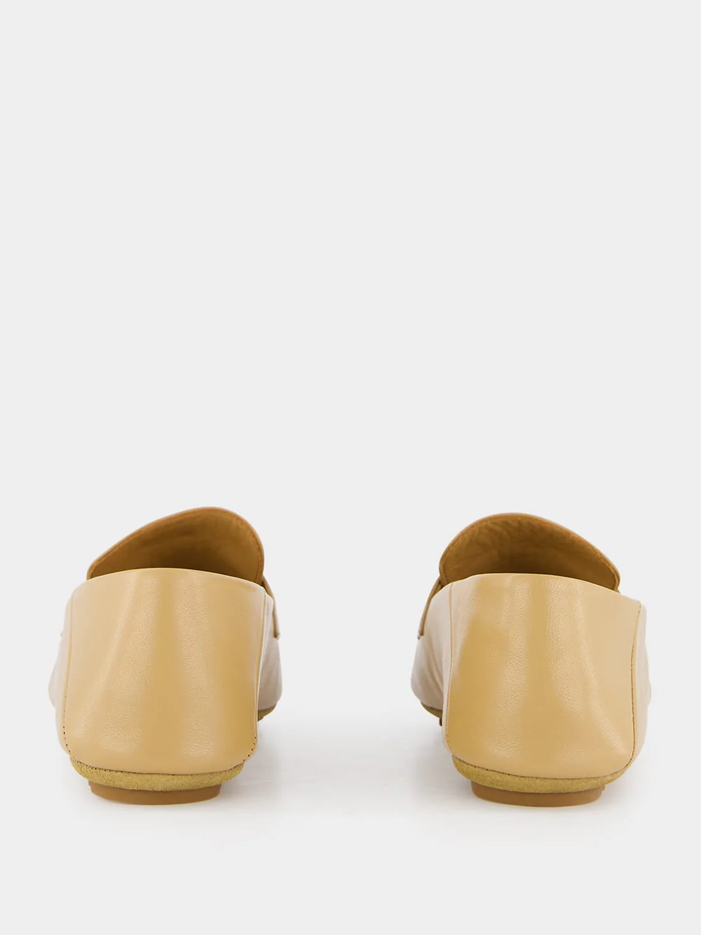 Beige Nappa-Leather Loafers - Image 6