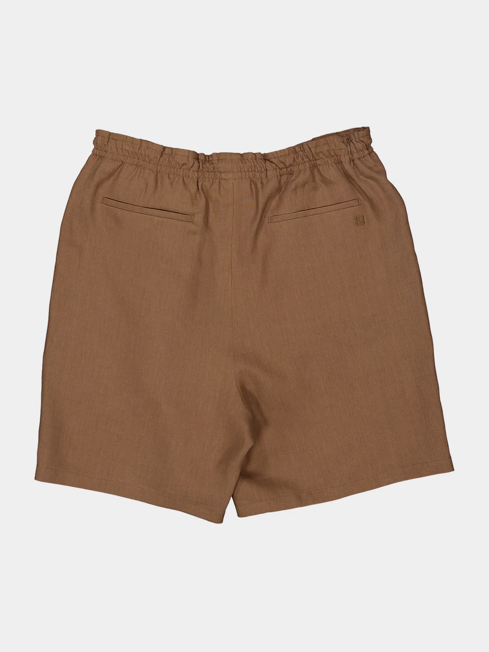Light Brown Linen Bermuda Shorts - Image 6