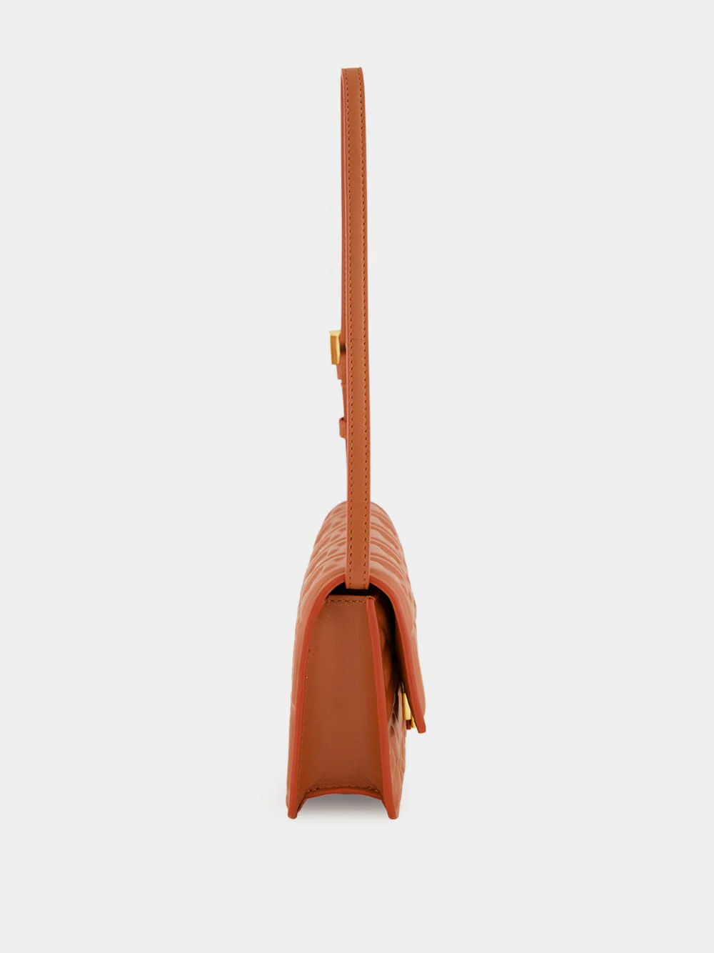 Sienna Brown Wallet On Chain Baguette - Image 3
