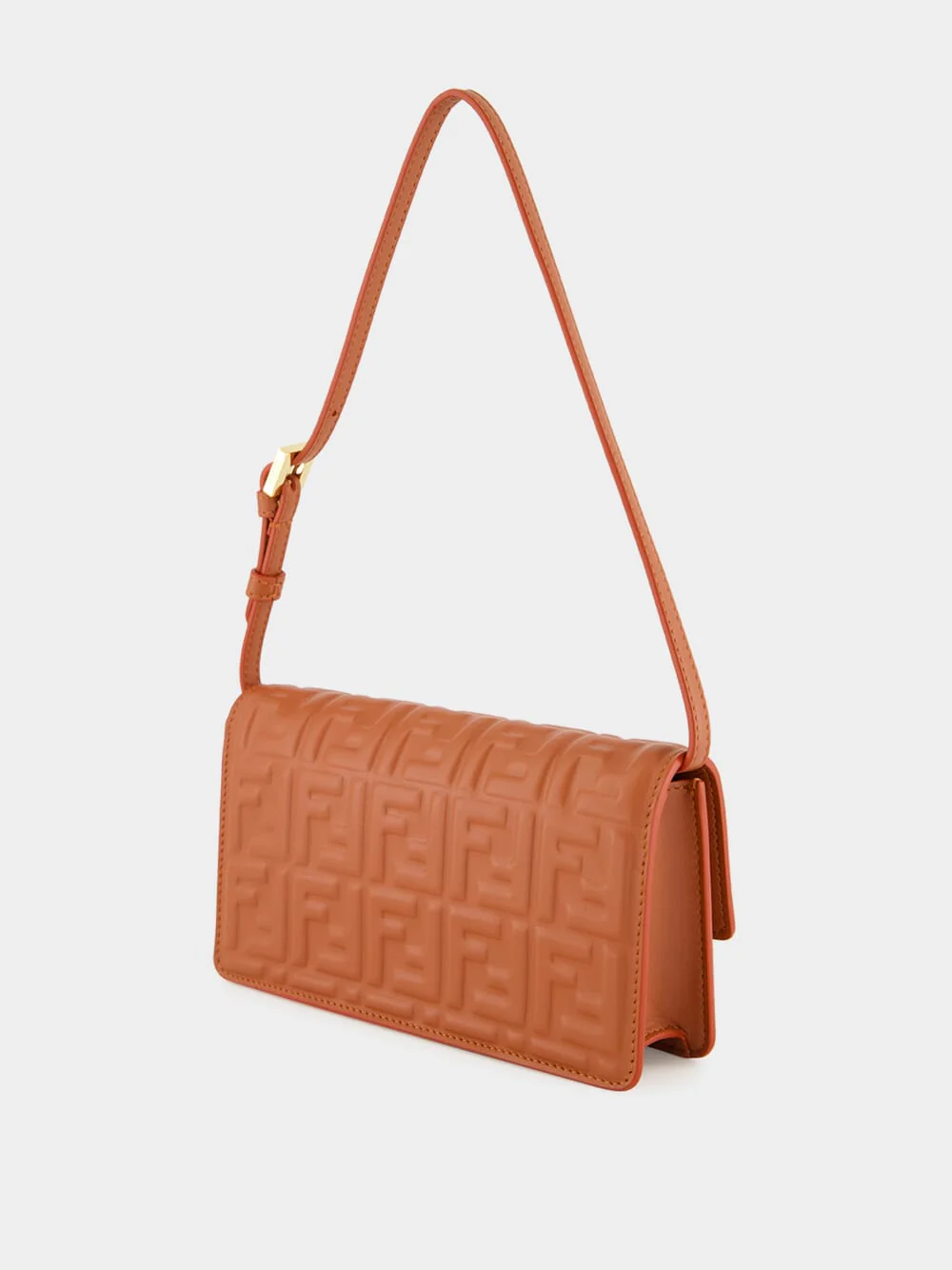 Sienna Brown Wallet On Chain Baguette - Image 4
