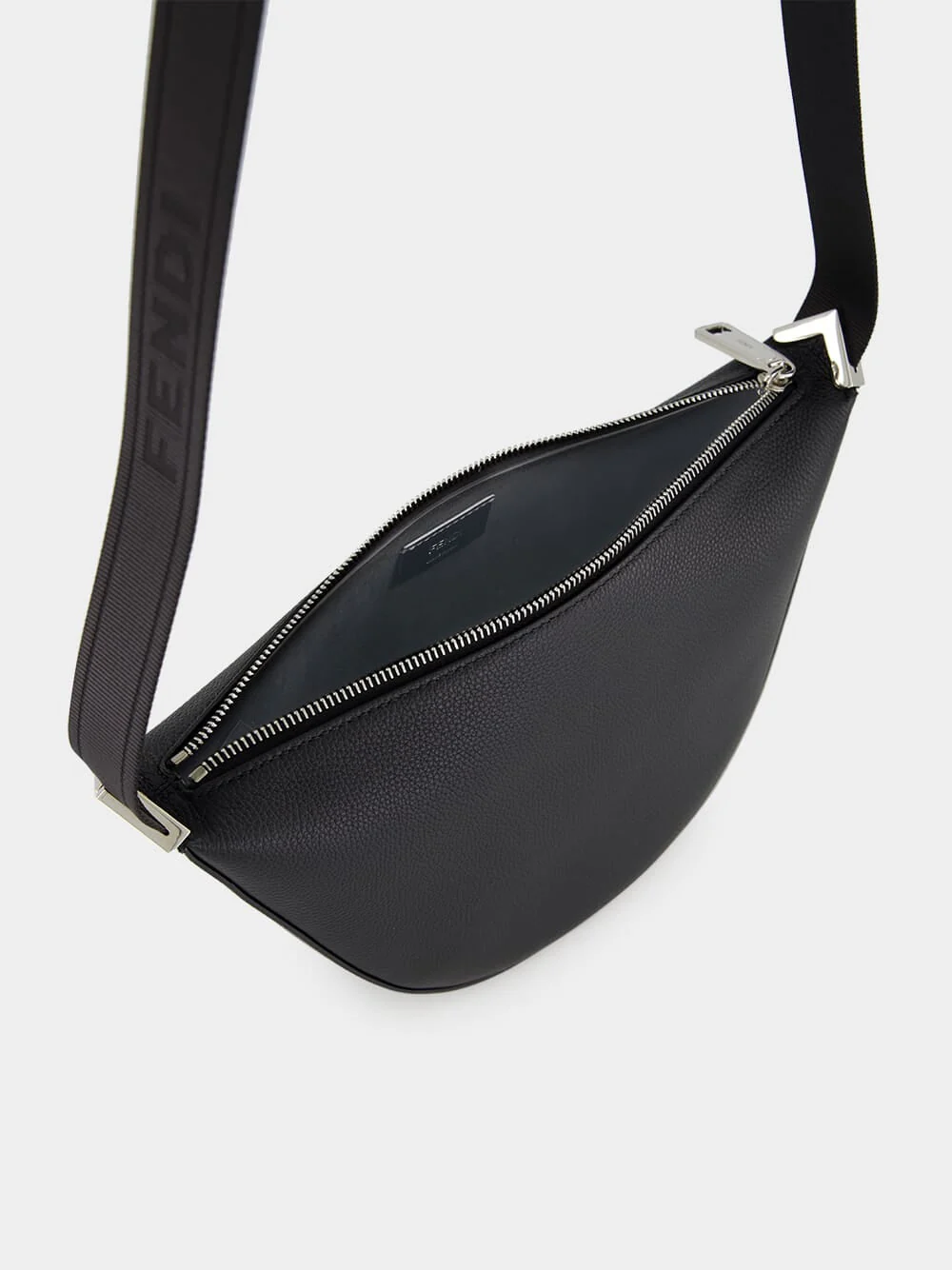 Small Roma Leather Fendi Melon Bag - Image 13