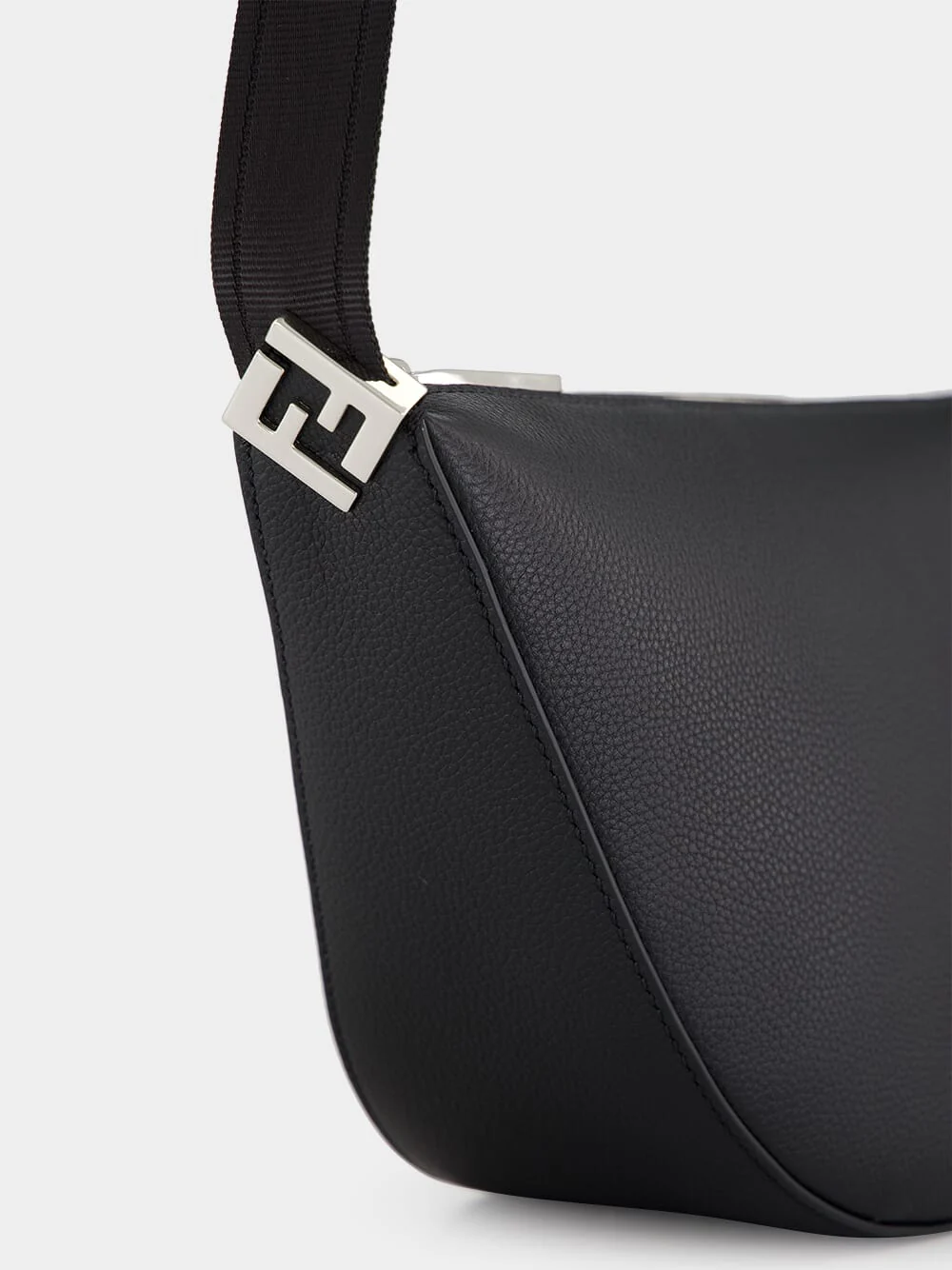 Small Roma Leather Fendi Melon Bag - Image 14