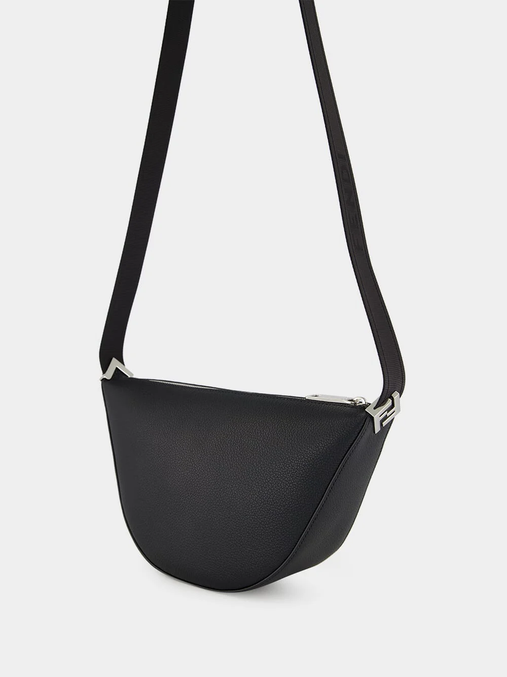 Small Roma Leather Fendi Melon Bag - Image 5