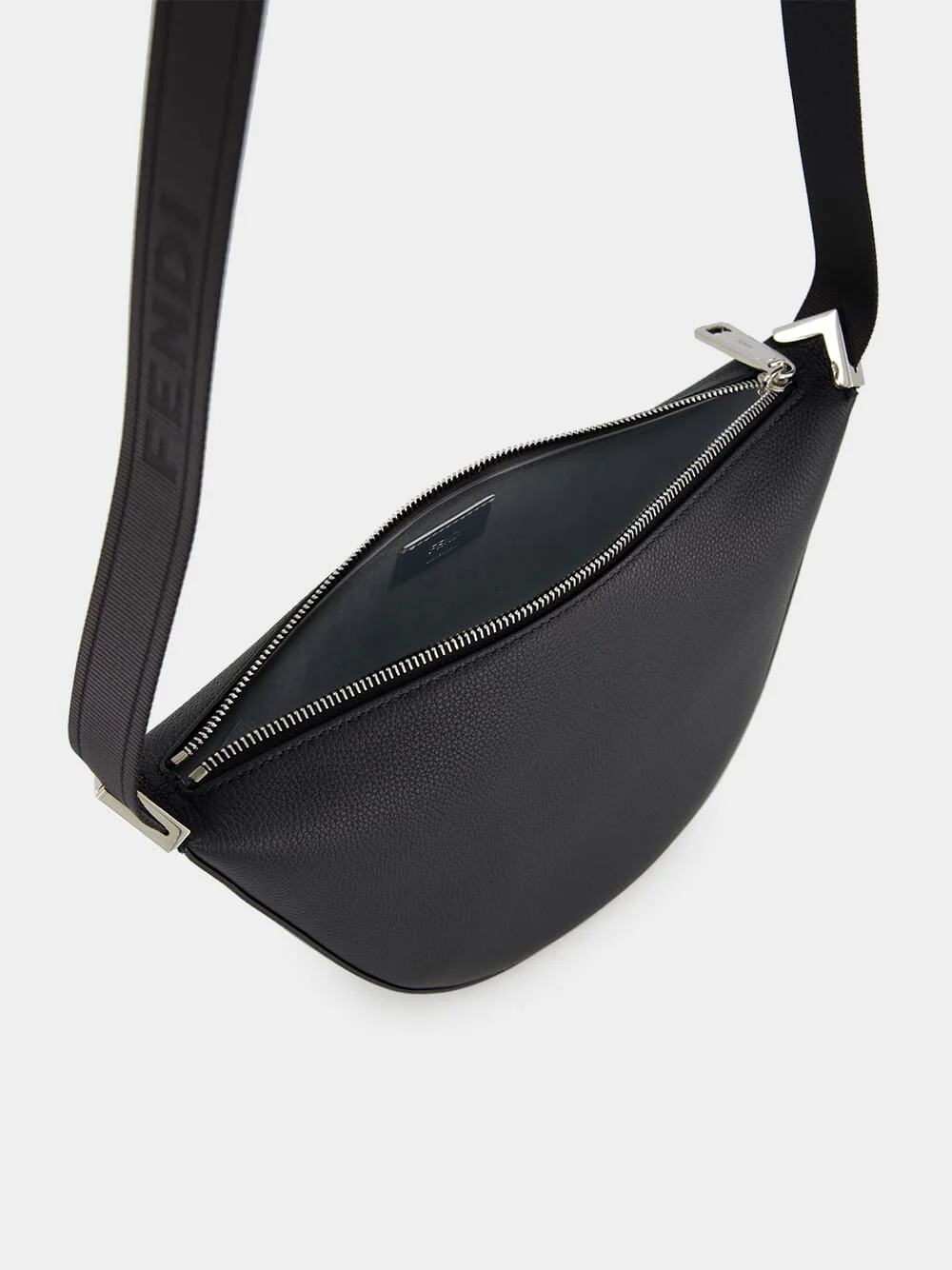 Small Roma Leather Fendi Melon Bag - Image 6