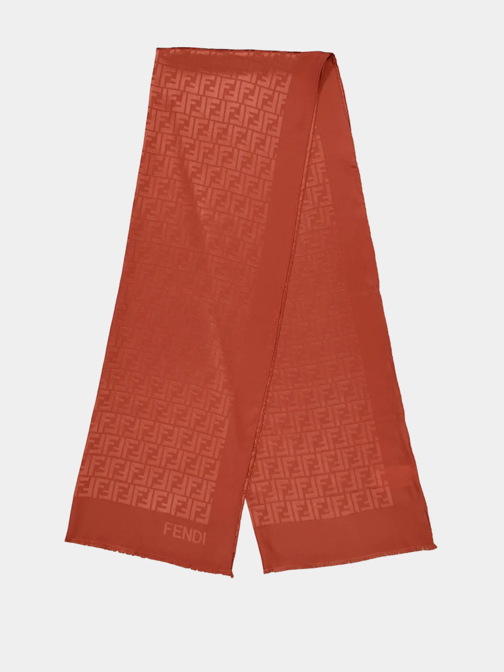 Rust FF Silk Stole