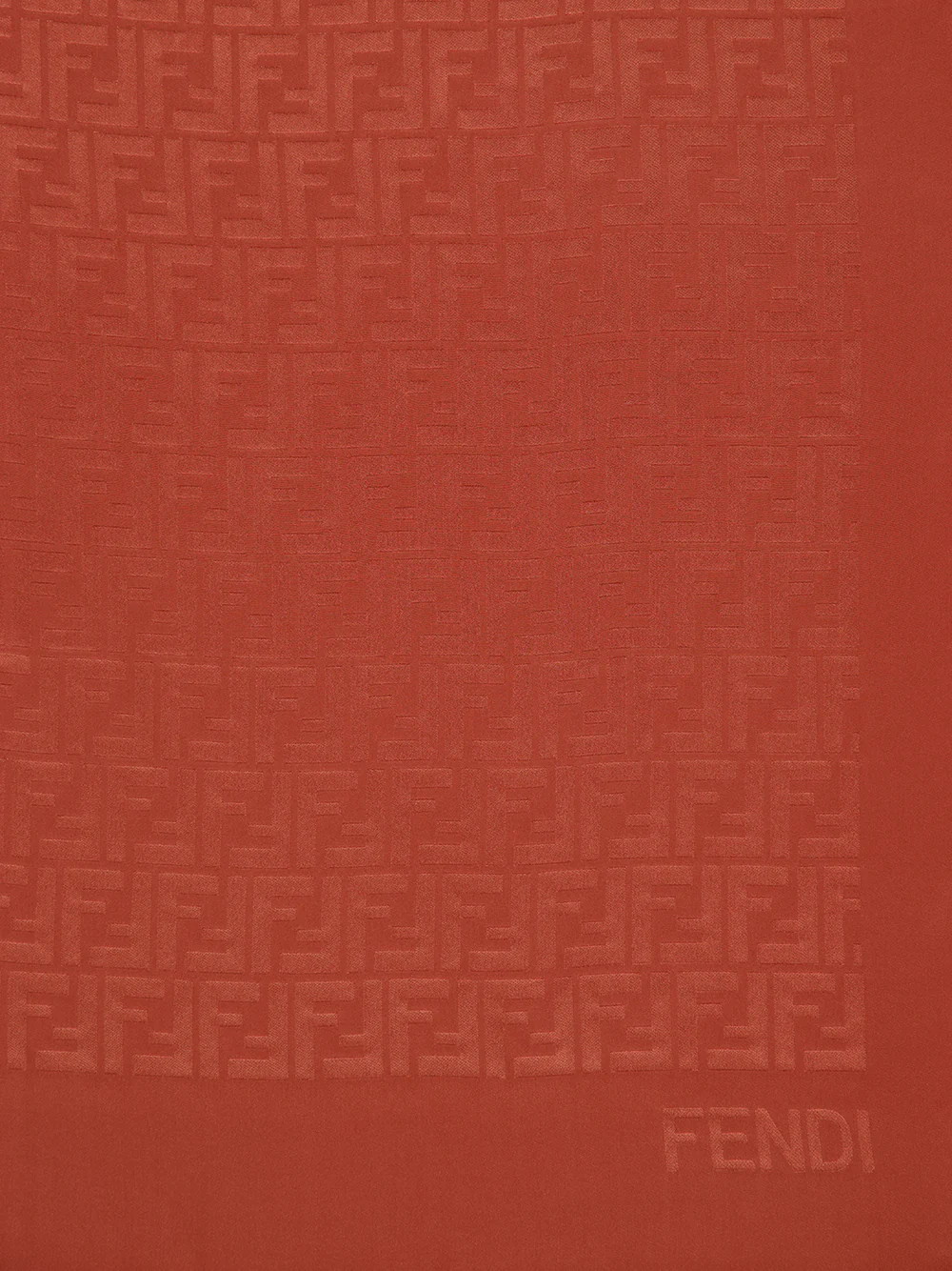 Rust FF Silk Stole - Image 3