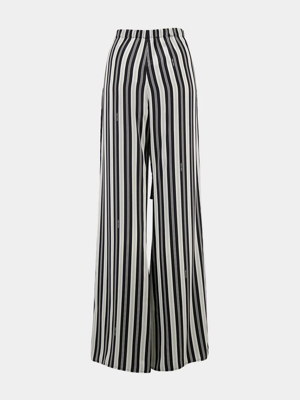 Striped Silk Satin Trousers - Image 2