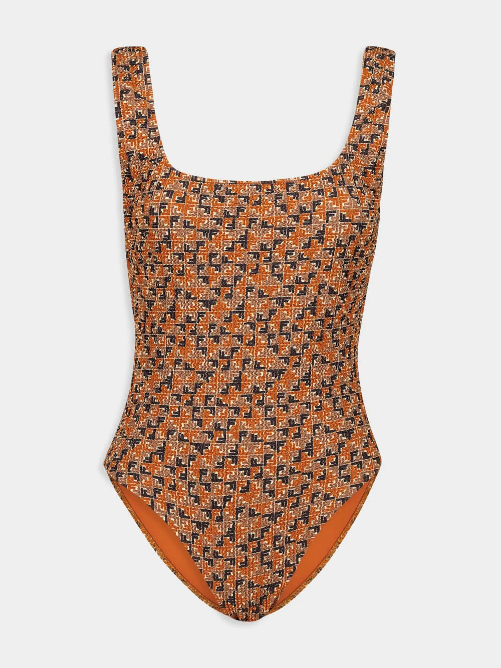 Mini FF Puzzle Orange Swimsuit - Image 2