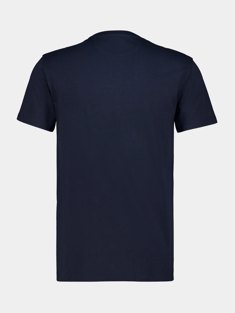 Dark Blue Cotton Logo T-Shirt - Image 2