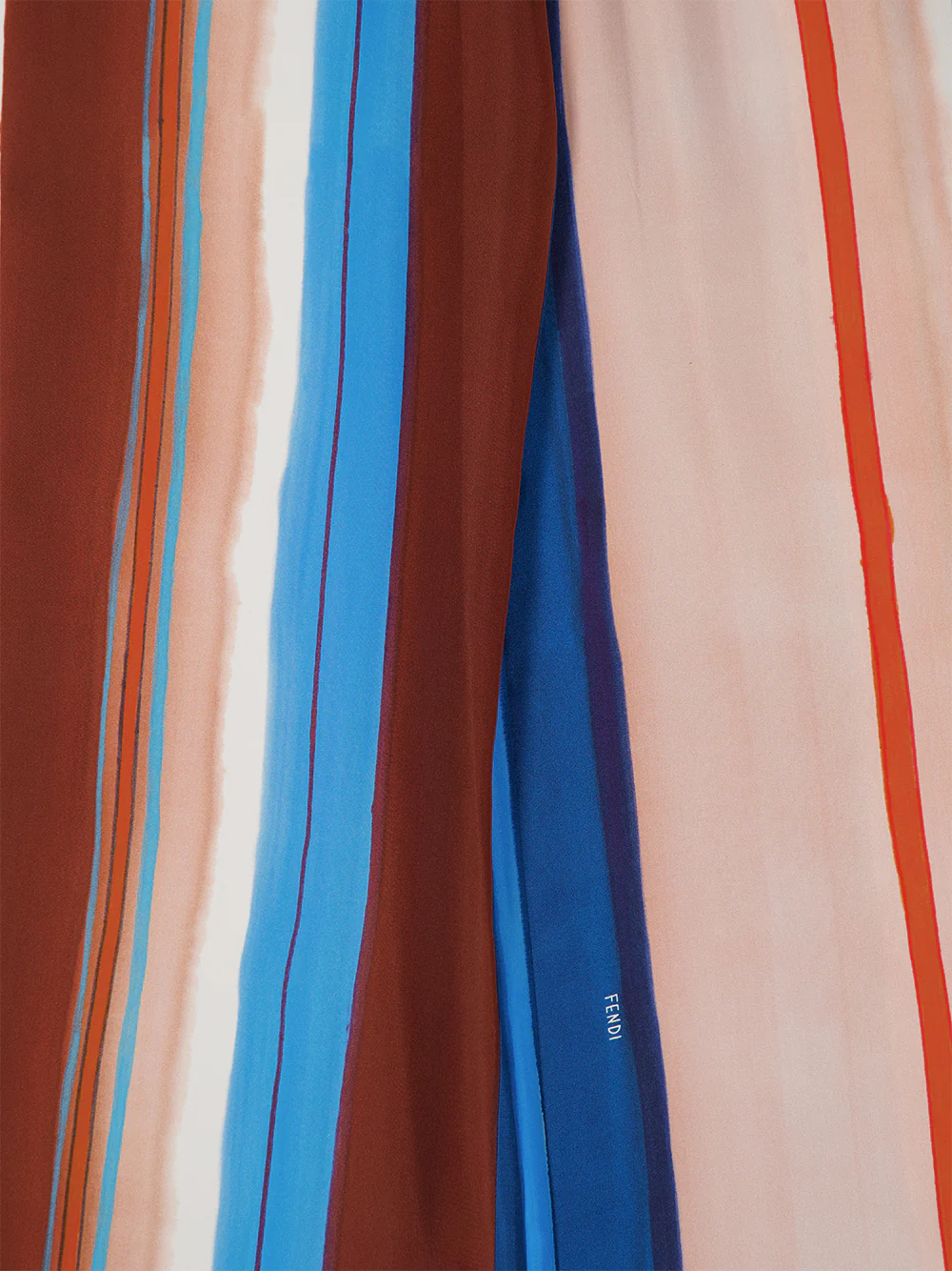 Multicolour Striped Silk Trousers - Image 4