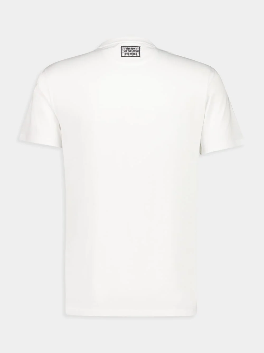 White FF Postcards Cotton T-Shirt - Image 2