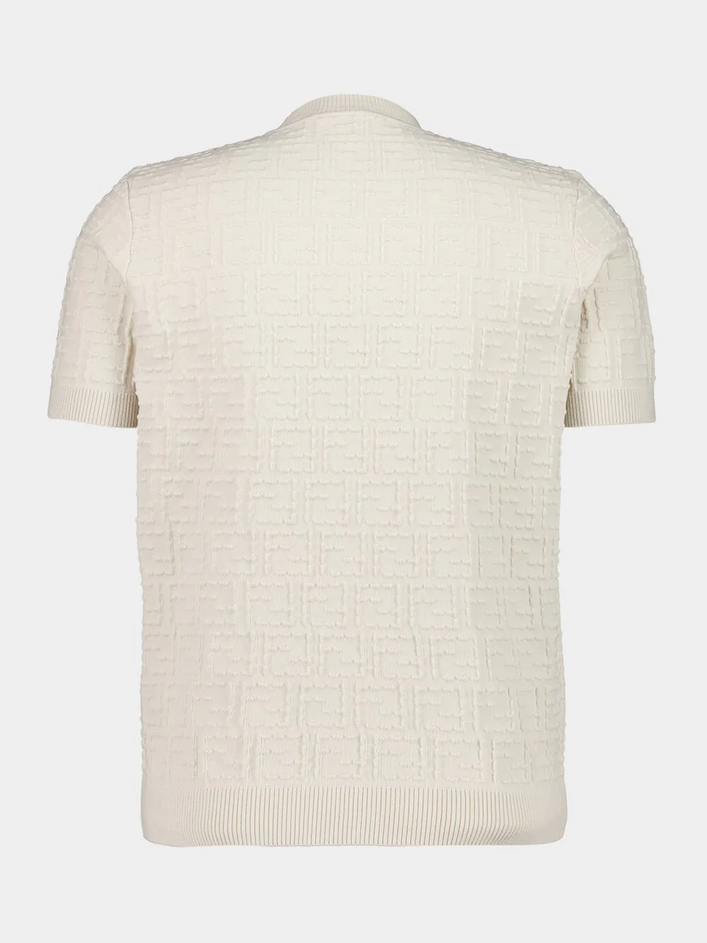 White FF Selleria Cotton Pullover - Image 2