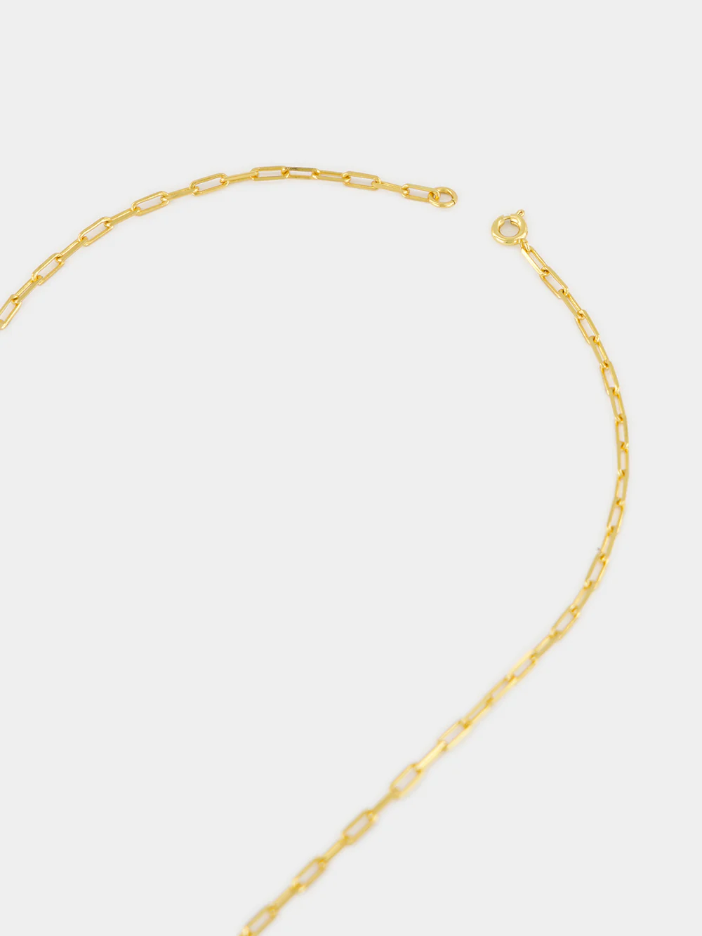 Gold Long Emerald Shell Necklace - Image 3