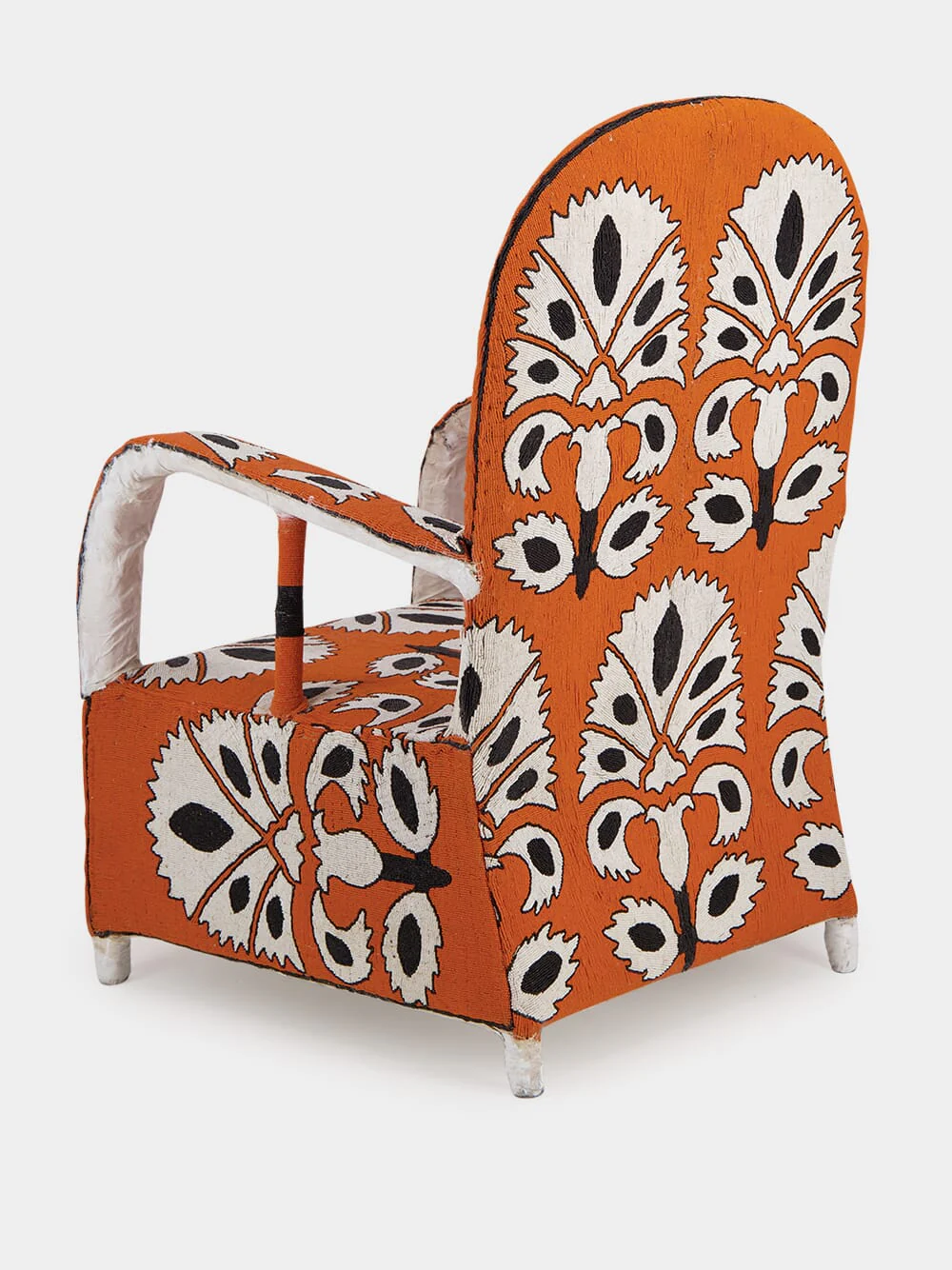 Ornate Beaded Armchair - Image 4