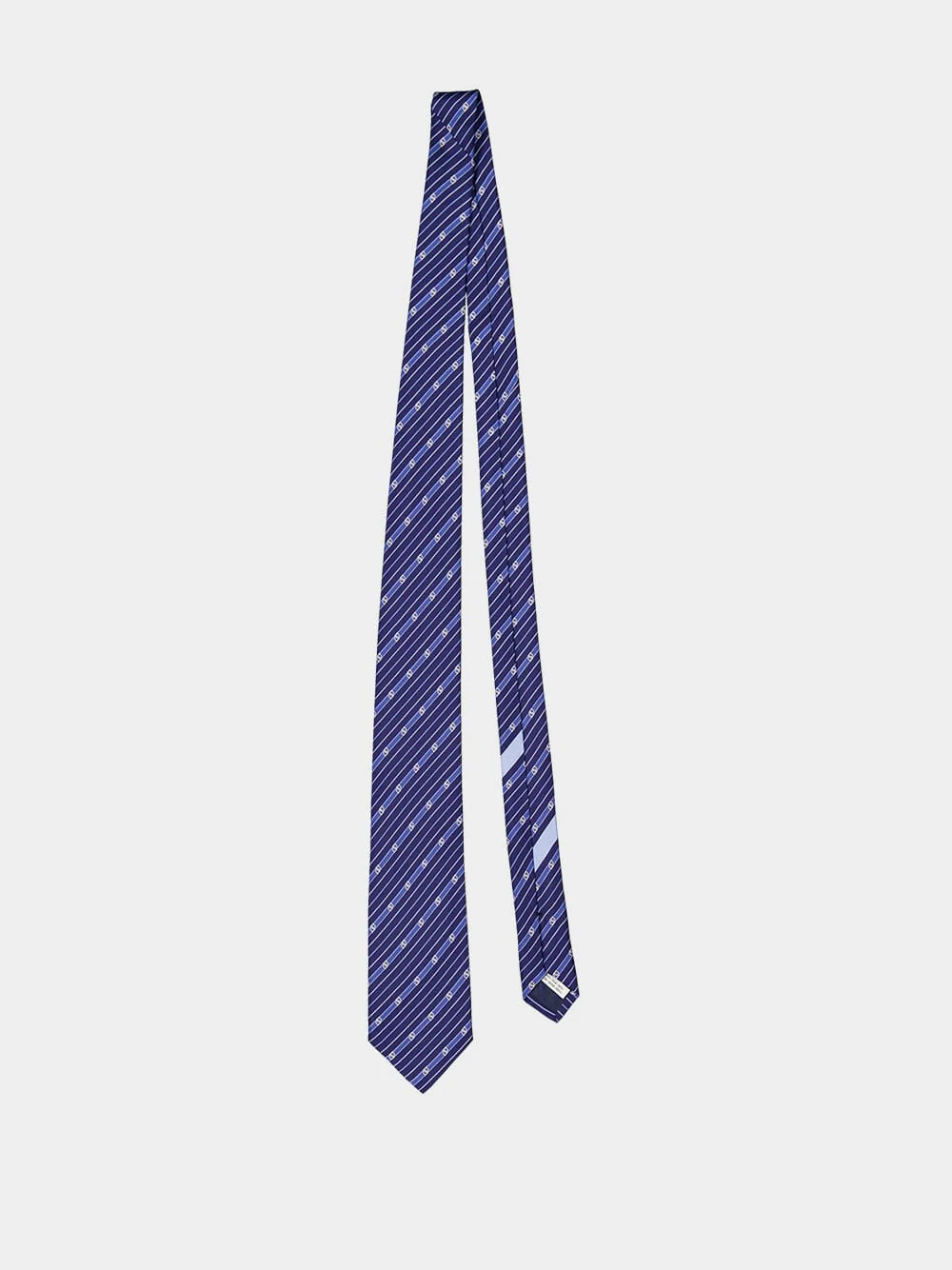 Blue Treccia Silk Tie - Image 2