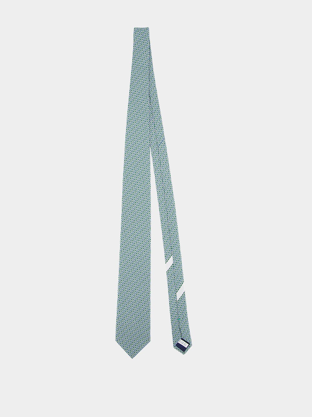 Diagonal Gancini Silk Tie - Image 3