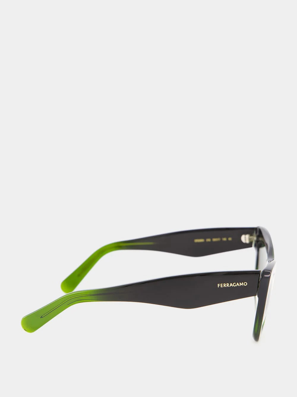 Gradient Green Cat-Eye Sunglasses - Image 3