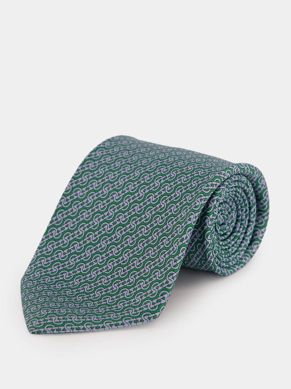Green Trofeo Silk Tie