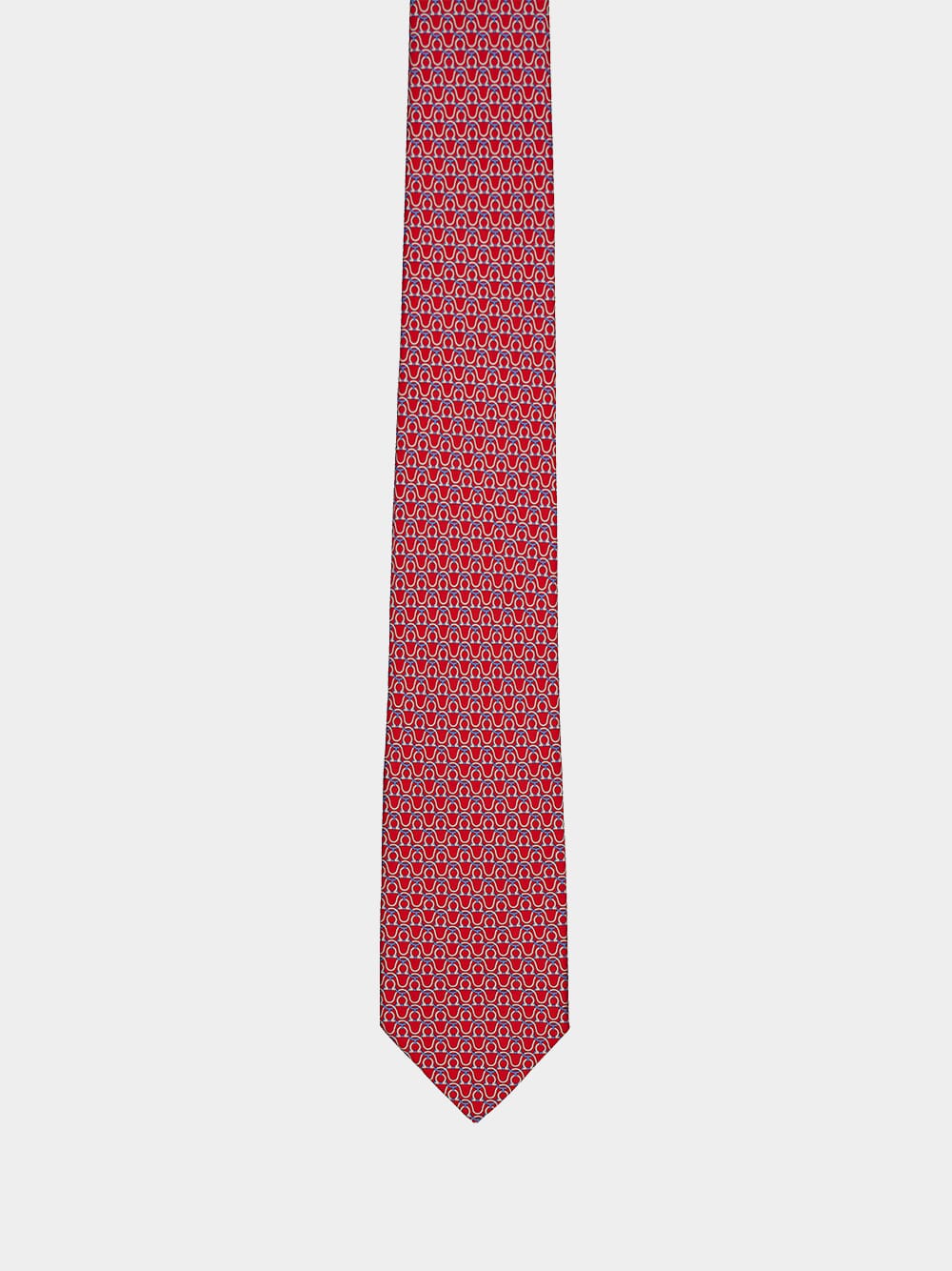 Red Rayon Silk Tie - Image 3