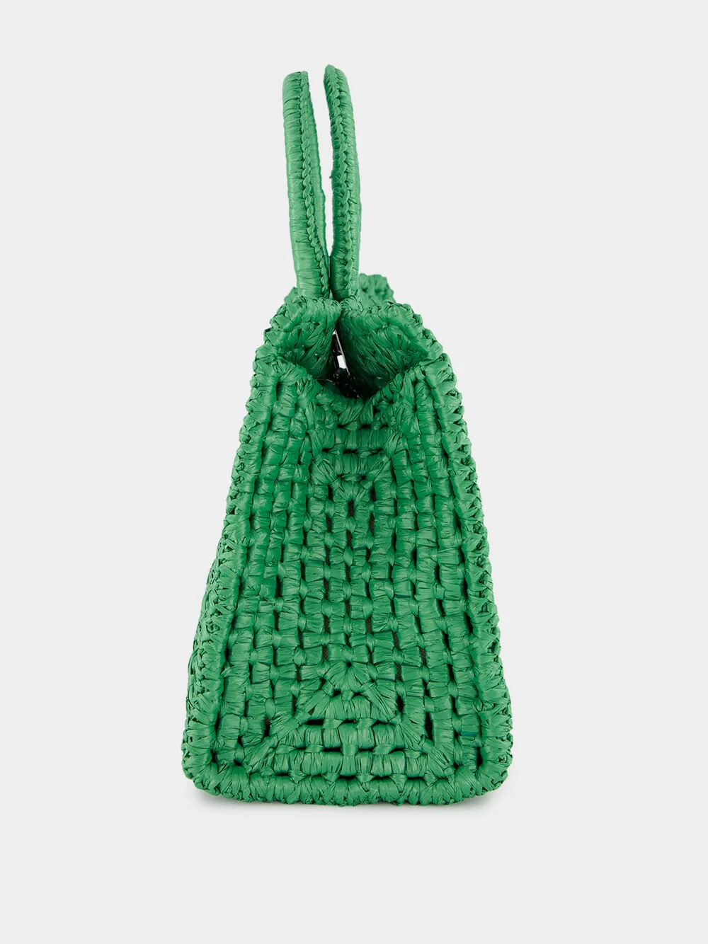 Green Medium Studio Box Bag - Image 4