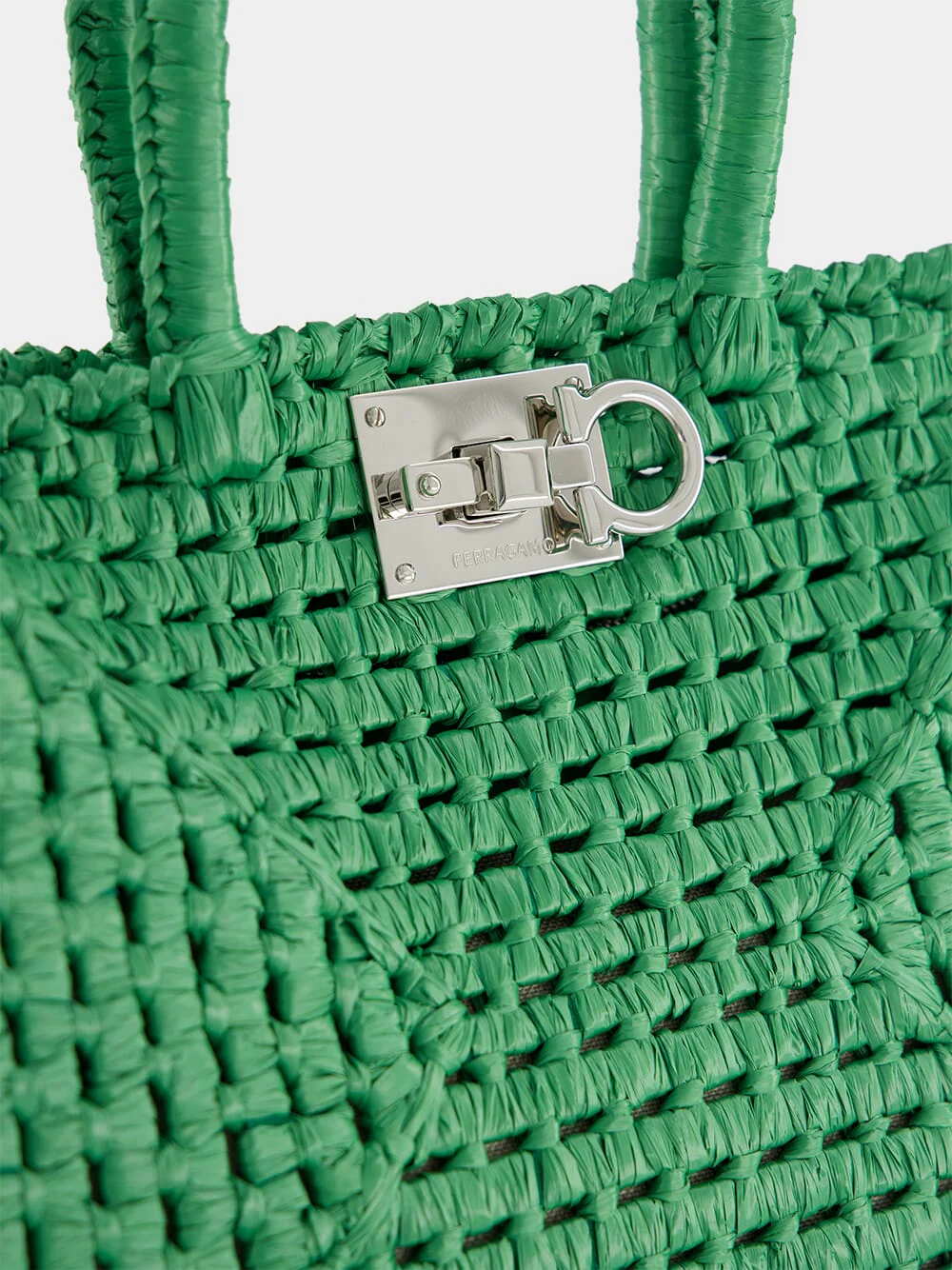 Green Medium Studio Box Bag - Image 7