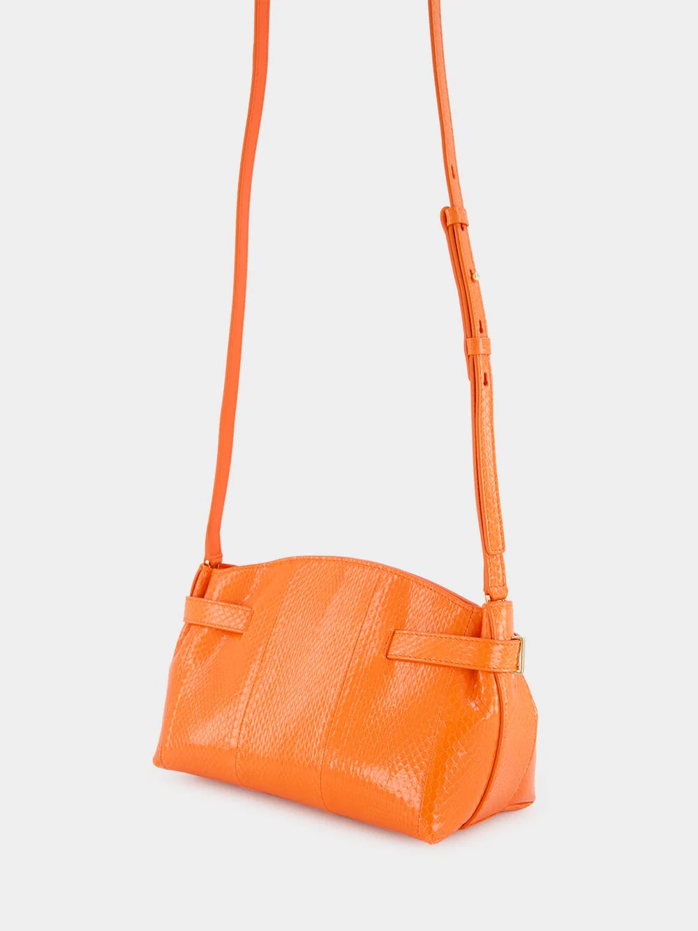 Orange Ayers Leather Hug Pouch - Image 6