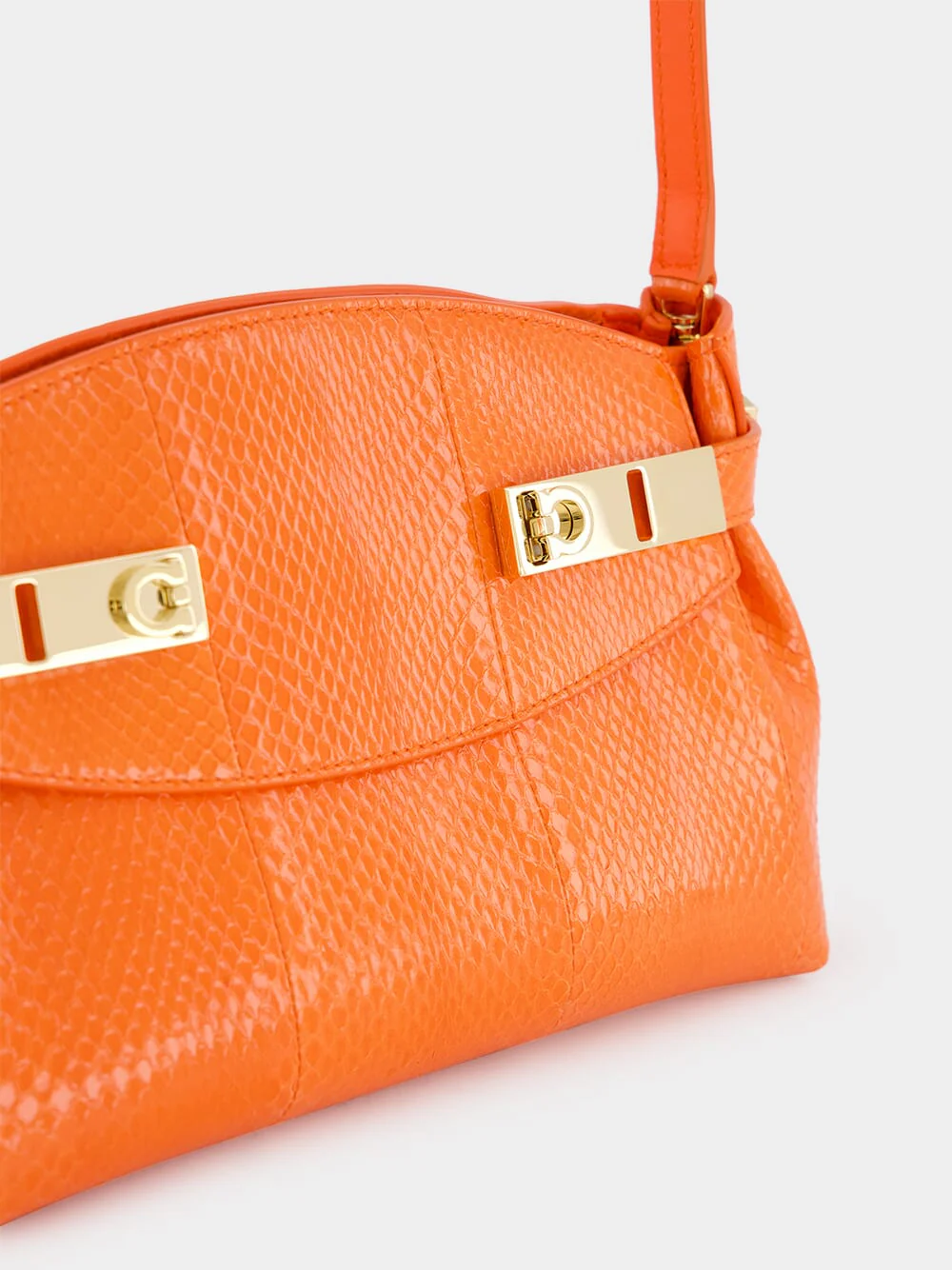 Orange Ayers Leather Hug Pouch - Image 8