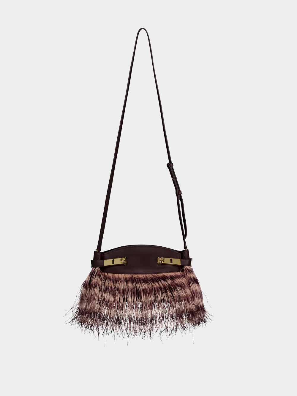 Small Hug Ostrich Feather Bag - Image 2
