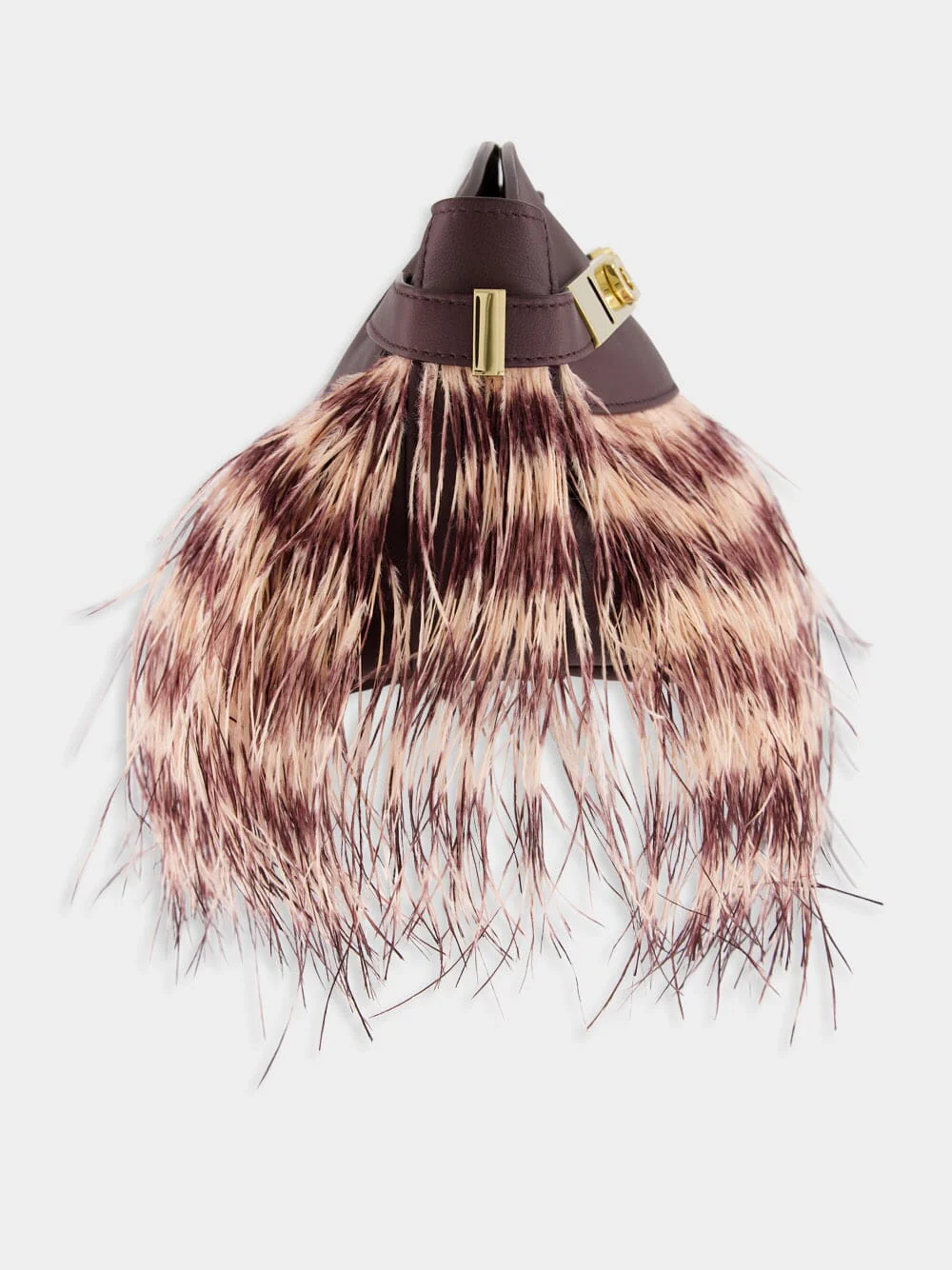 Small Hug Ostrich Feather Bag - Image 4