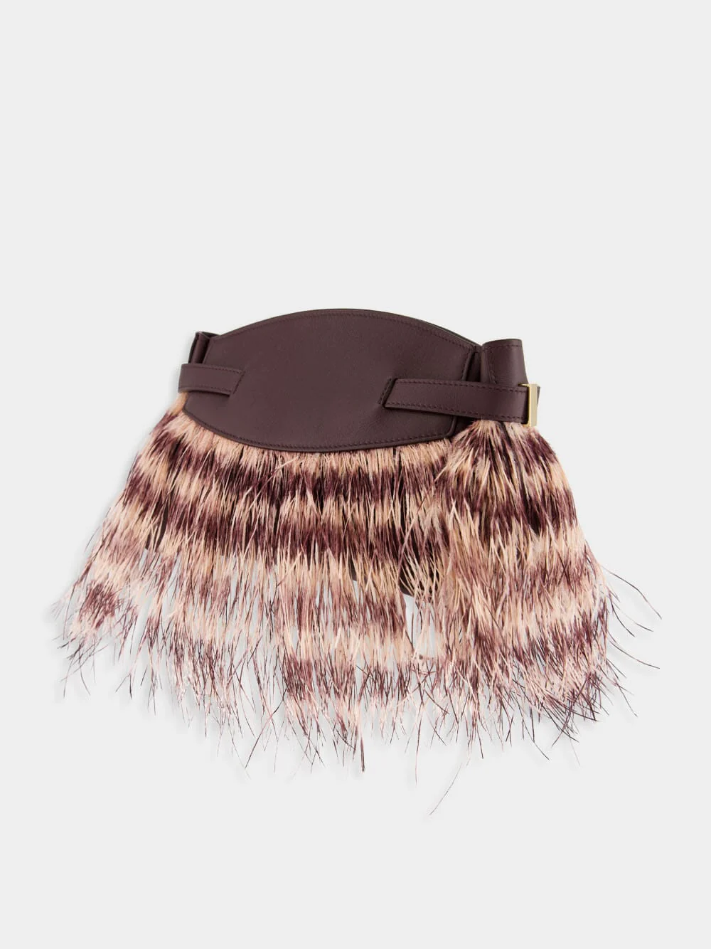 Small Hug Ostrich Feather Bag - Image 5