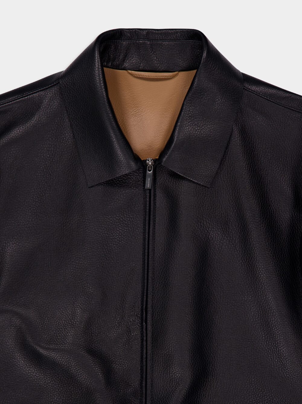 Black Deerskin Bomber Jacket - Image 3
