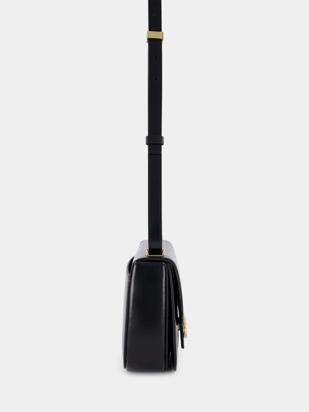 Black Double Gancini North-South Crossbody Bag - Image 4