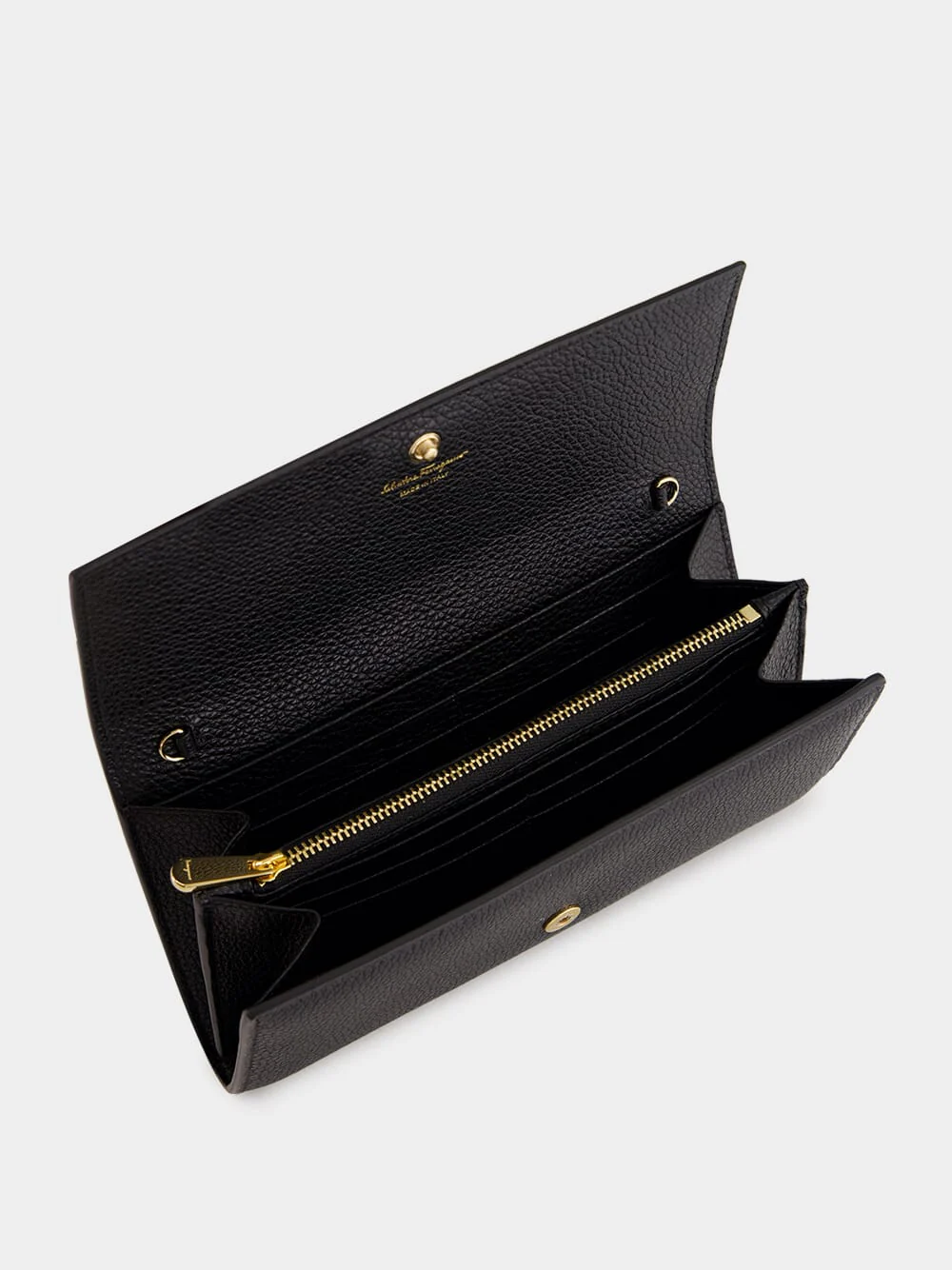 Black Gancini Wallet with Chain - Image 7