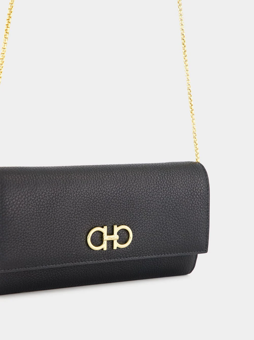 Black Gancini Wallet with Chain - Image 8