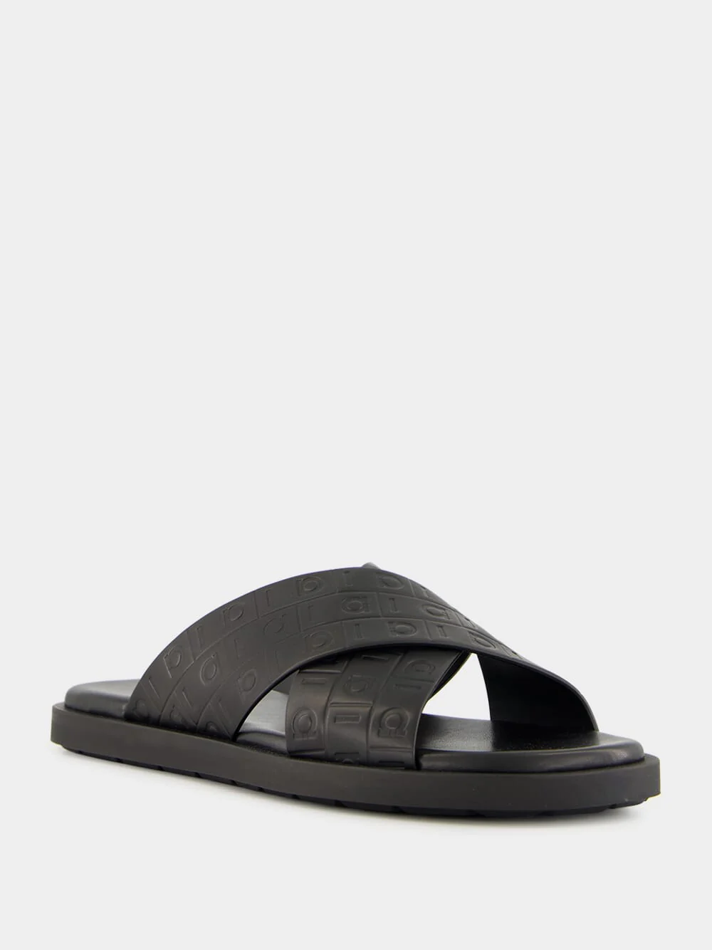 Black Monogram Sandals - Image 2