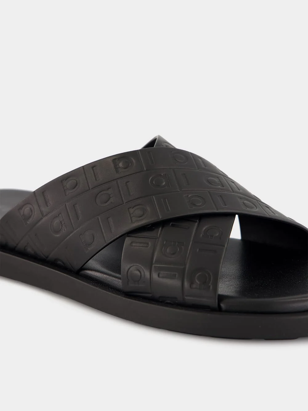 Black Monogram Sandals - Image 6
