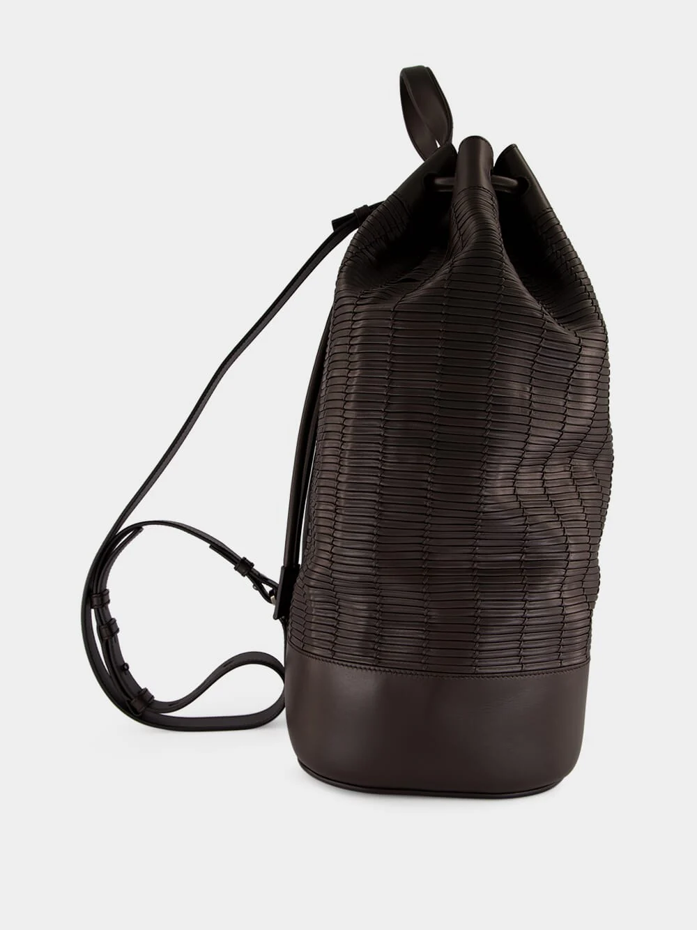 Black Sailor Leather Backpack - Image 4