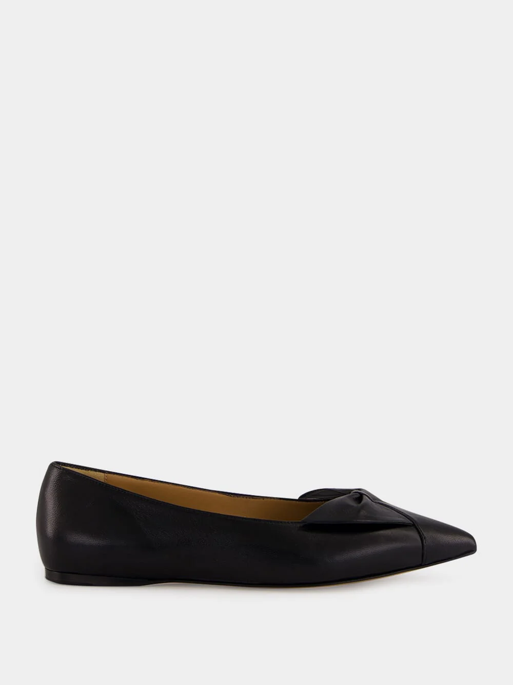 Black Soft Bow Ballet Flats