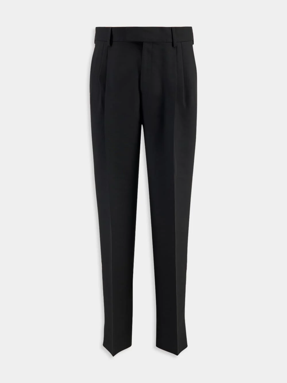 Black Tailored Trousers with Darts