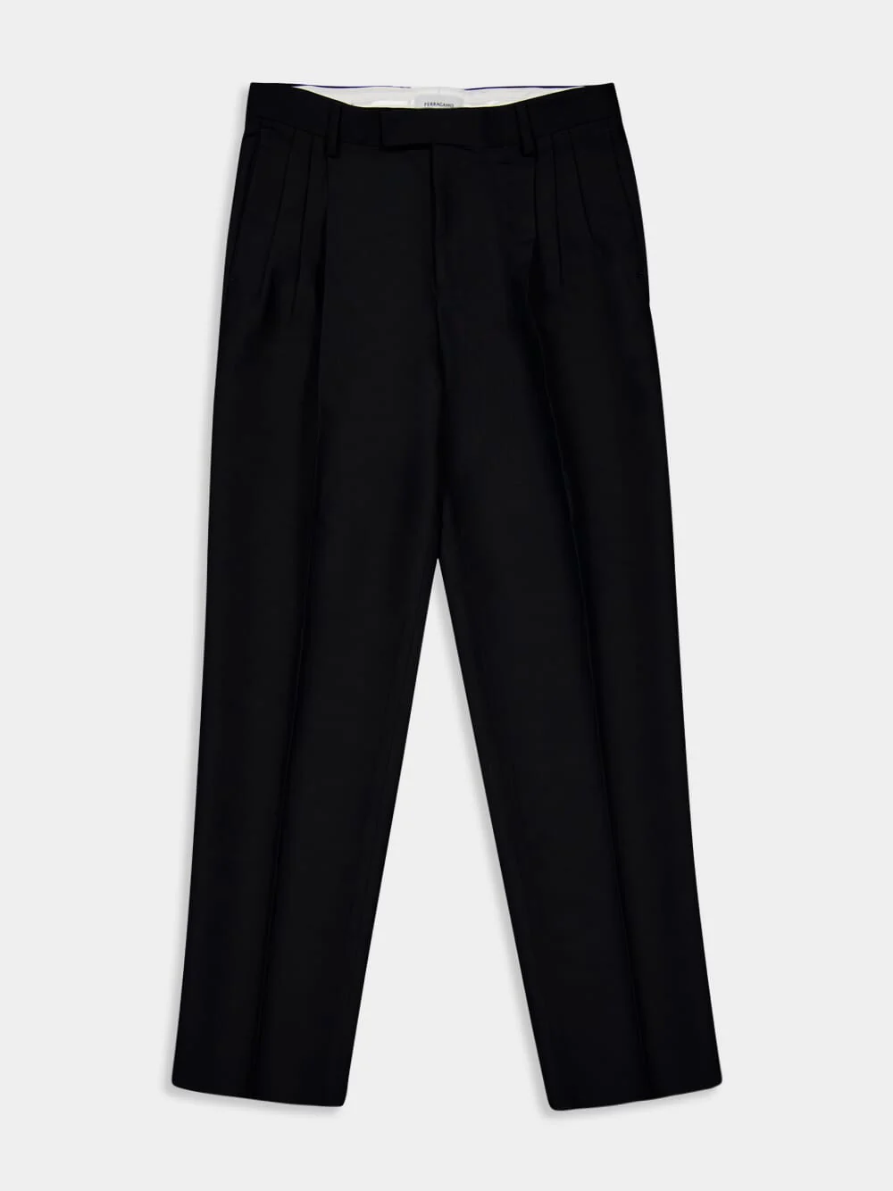 Black Tailored Trousers with Darts - Image 8