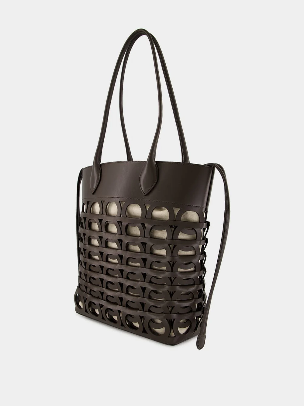 Brown Gancini Medium Tote Bag - Image 5