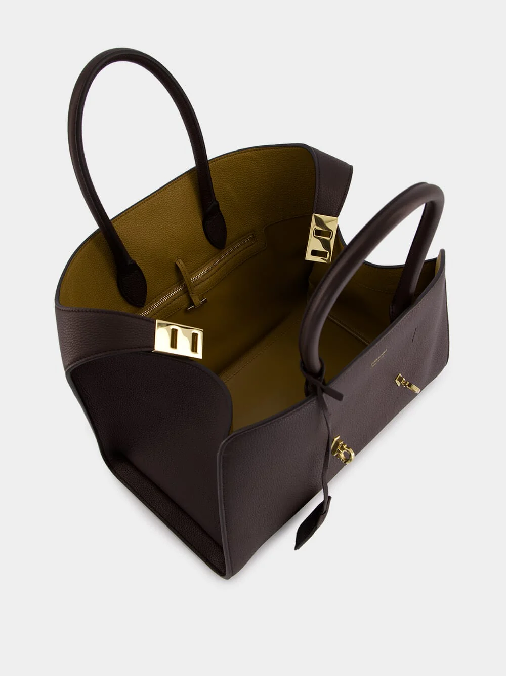 Brown Hug Bicolor Medium Handbag - Image 6