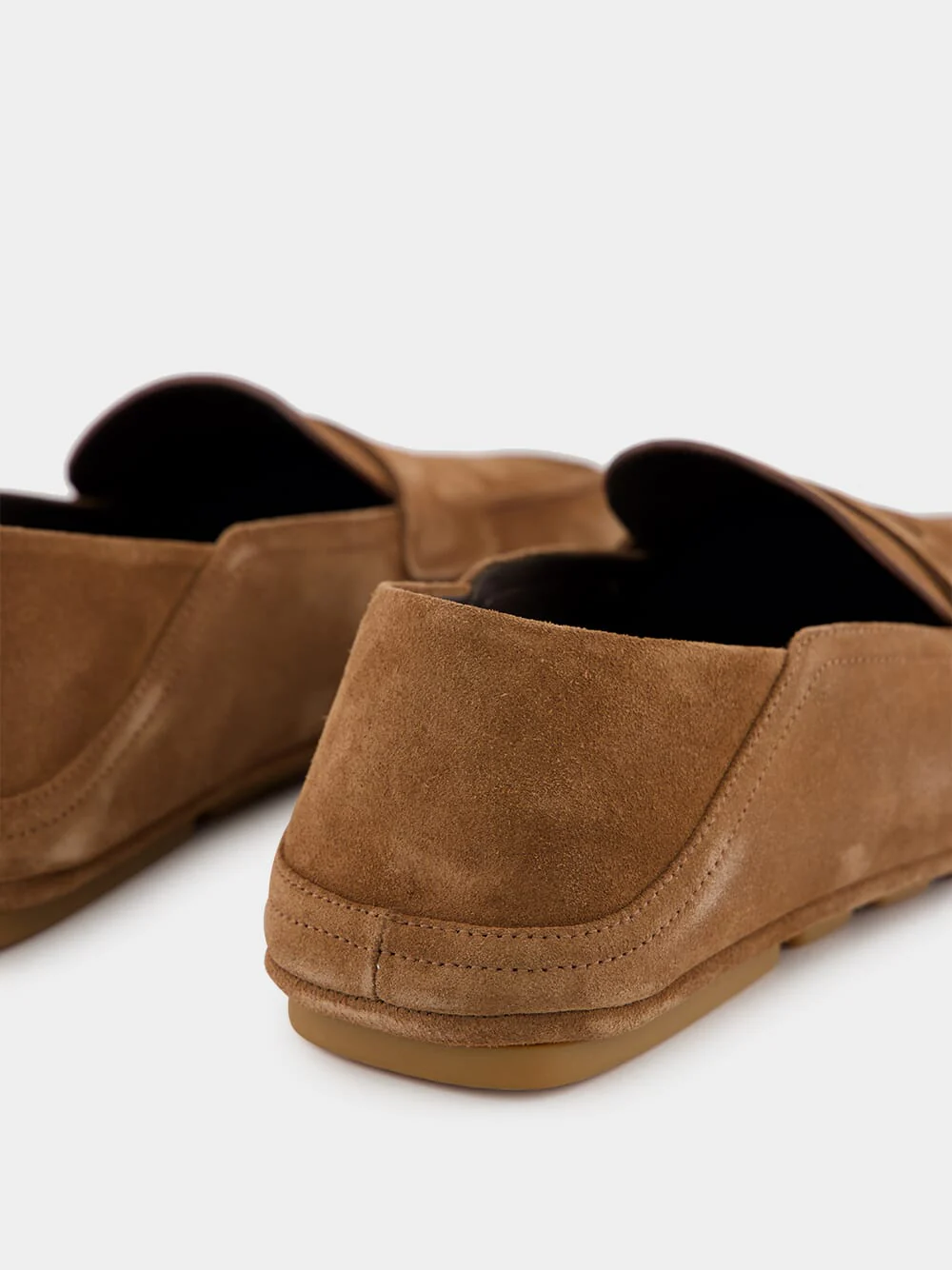 Brown Suede Gancini Drivers - Image 6