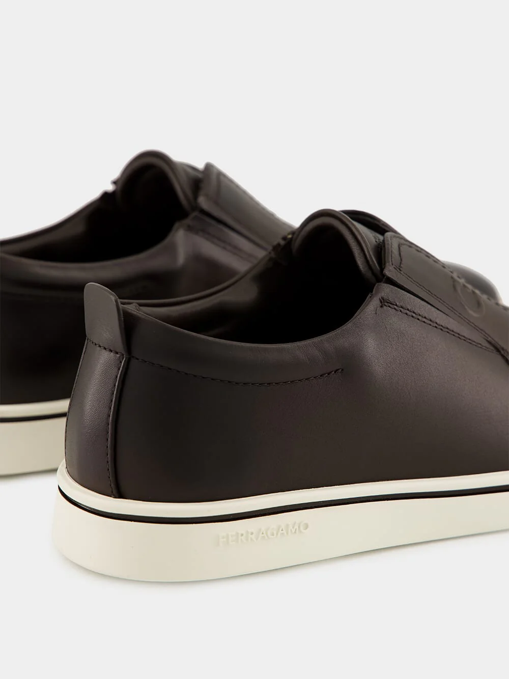 Brown Urban Leather Lace-Up Derbies - Image 6