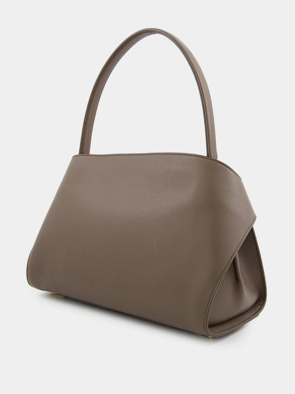 Clay Flame Red Small Hug Soft Leather Handbag - Image 5