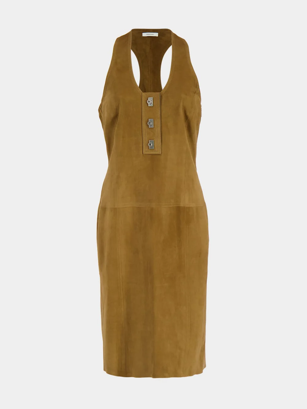 Clay Racer Back Nubuck Dress - Image 2