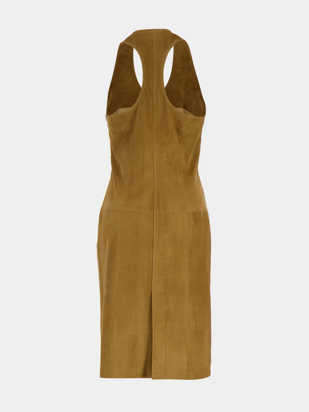 Clay Racer Back Nubuck Dress - Image 4
