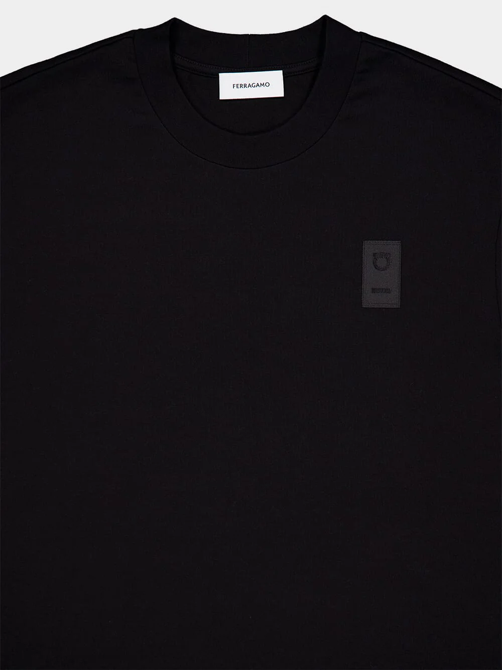 Black Cotton T-Shirt - Image 3