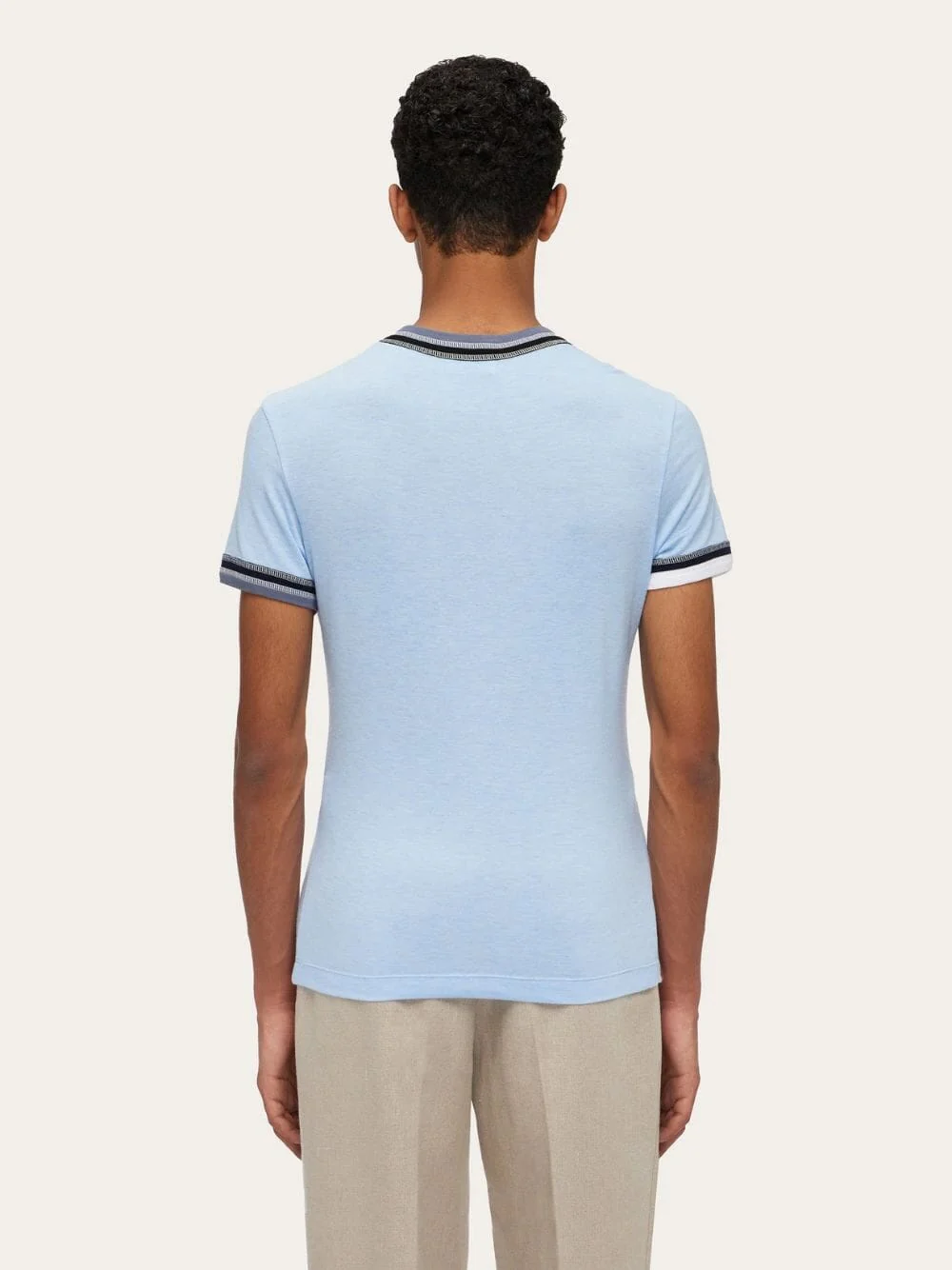 Color Block Trim T-Shirt - Image 4